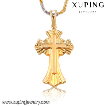 32668 Xuping moda pingente de ouro religiosa sem pedra